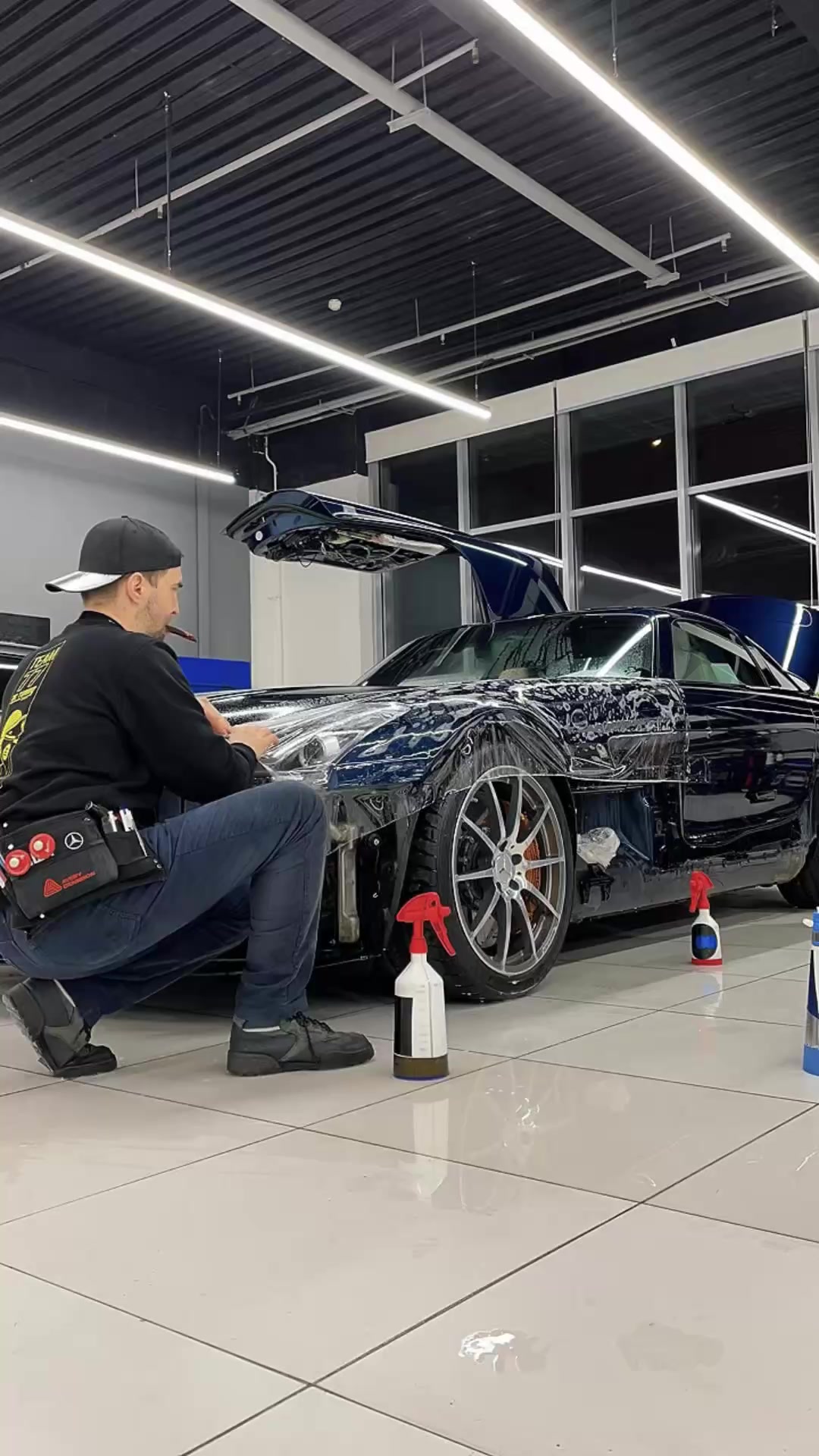 Mercedes-Benz SLS AMG — RAZR installation