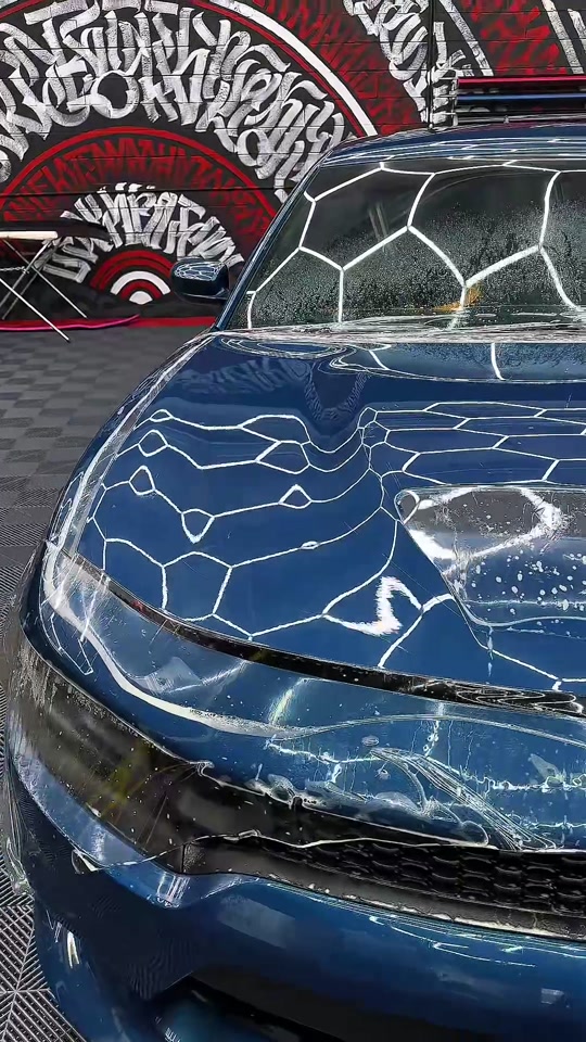 Dodge Charger · Blue — RAZR installation